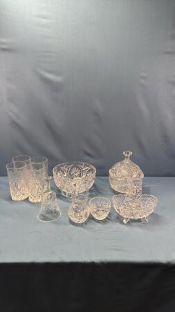 ASSORTED PINWHEEL GLASS LOT