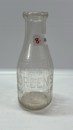 Borden's Embossed Quart Bottle