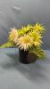 FLORAL ARRANGMENT IN METAL SPRINKLING CAN - 4