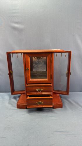 WOODEN JEWELLERY BOX