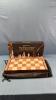 MAGNETIC WOODEN CHECKER SET