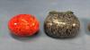 (3) DECORATIVE SOAPSTONE ORNAMENTS - 3