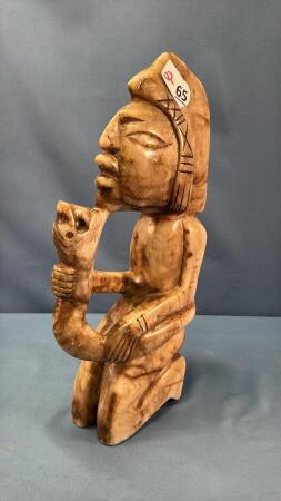 SOAPSTONE AZTEC FIGURE