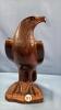 CARVED WOODEN EAGLE - 2