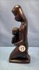 WOODEN SCULPTURE OF MOTHER & CHILD - 5