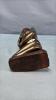 WOODEN SCULPTURE OF MOTHER & CHILD - 6