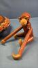 WOODEN 9IN DECORATED BOWL - 4
