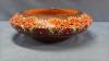 WOODEN 9IN DECORATED BOWL - 6