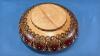 WOODEN 9IN DECORATED BOWL - 8