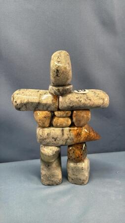 SOAPSTONE INUIT FIGURE