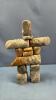 SOAPSTONE INUIT FIGURE - 3