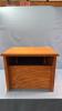 OAK ROLL TOP BREAD BOX - 4