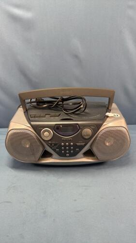 PHILLIPS RADIO, CD & TAPE PLAYER