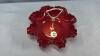 FENTON FLUTED HOBNAIL 7IN WIDE BOWL - 3