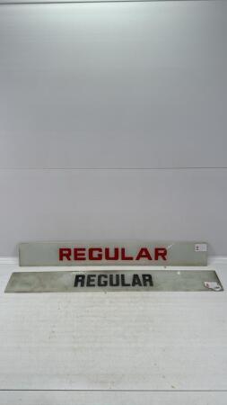 (2) "REGULAR" INSERTS FOR GAS PUMP.