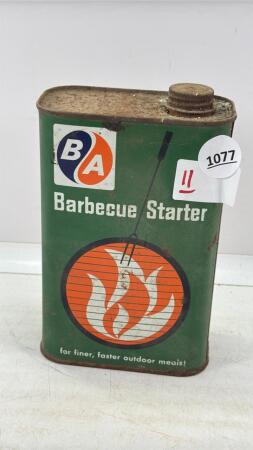 VINTAGE B/A BARBECUE STARTER CAN
