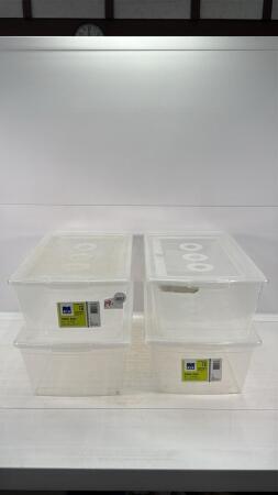 (4) 9L OMNI BOXES WITH LIDS