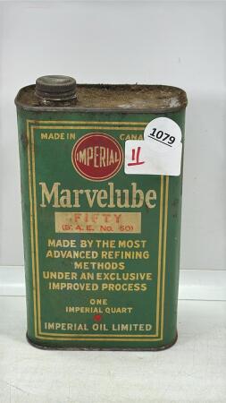 INPERIAL MARVELUBE OIL CAN