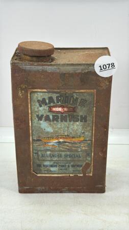 MARINE VARNISH CAN "BLUENOSE SPECIAL"