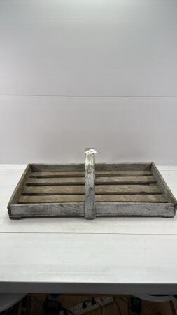 CARRYING TRAY WITH HOOPED HANDLE