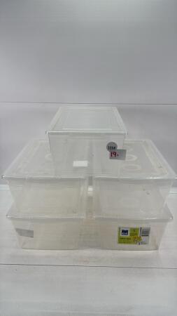 (5) 6L OMNI BOXES WITH LIDS