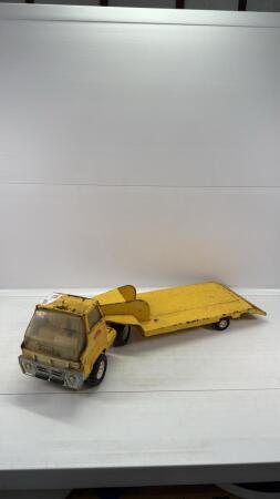 TONKA TRUCK WITH TRAILER