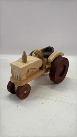 WOODEN TRACTOR