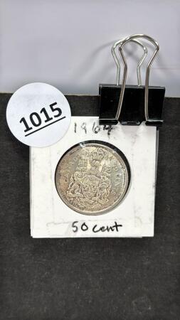 1964 CANADIAN FIFTY CENT COIN