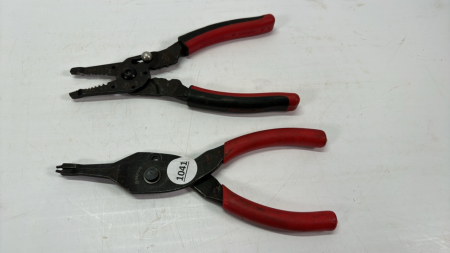 Snap-On 9in Snap Ring Pliers & 9in Crimper/Stripper