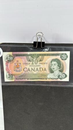 1979 CANADIAN TWENTY DOLLAR BILL