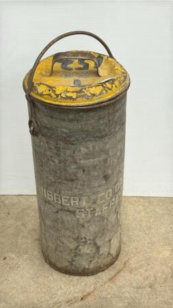 HIBBERT CO-OP CREAM CAN FROM STAFFA