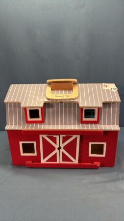 MELISSA & DOUG FOLD N GO WOODEN BARN
