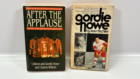 2 'Gordie Howe' Paper Back Books