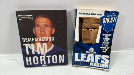 'Remembering Tim Horton' & 'Leafs Nation' Books