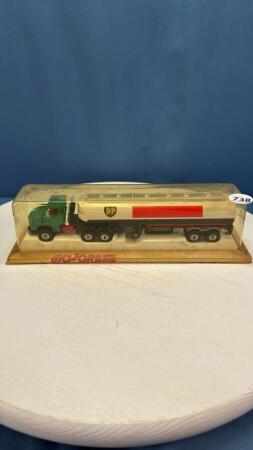 SCANIA TRUCK WITH BP FUEL TRAILER