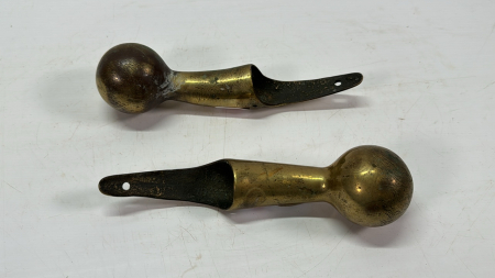 2 Brass Hames Tops