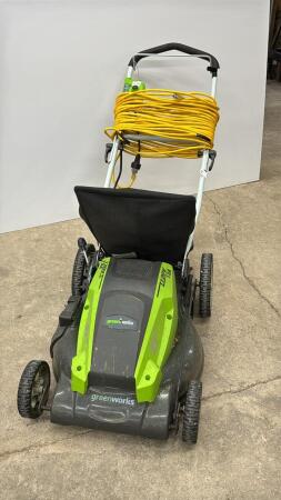 GREEN WORKS 21IN ELECTRIC PUSH MOWER