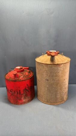 (2) KEROSENE PAILS