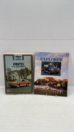 PINTO SERVICE HANDBOOK &96' FORD EXPLORER BROCHURE