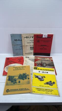 ASSORTMENT OF OPERATOR MANUALS