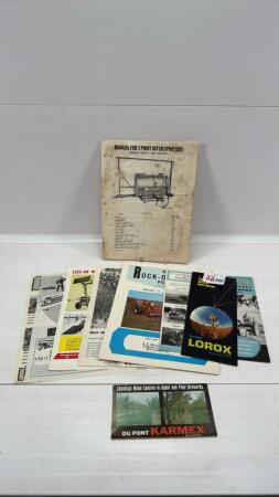 QUANTITY OF AGRICULTURE PAMPHLETS & BROCHURES