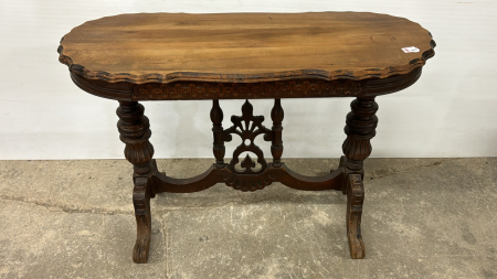 Ornate Hall Table Needing Refinishing -See Notes