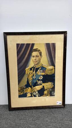 KING GEORGE VI PRINT