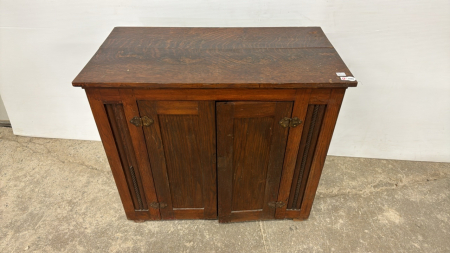 Old 2 Door Cabinet -Loose Boards on Top