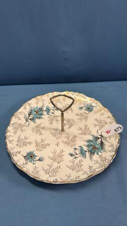 OLD FOLEY 10IN DAINTY PLATE