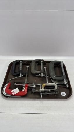 ASSORTED LOT OF C CLAMPS