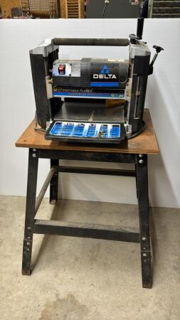 DELTA 12.5IN PORTABLE PLANER WITH WORK STAND