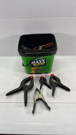 APPROX. 29 VARIOUS SIZES OF SPRING CLAMPS