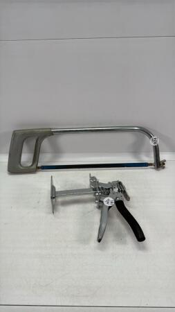 HACK SAW & BRAKE PISTON CALIPER COMPRESSION TOOL