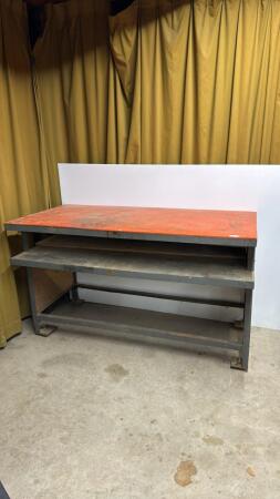 STEEL FRAMED WORKBENCH